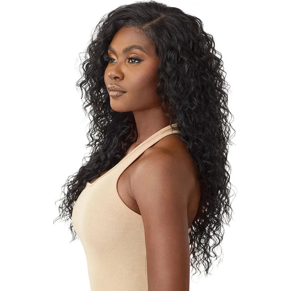 Outre 100% Human Hair Blend 5x5 HD Lace Closure Wig - Malaysian Deep 26" - Beauty Exchange Beauty Supply