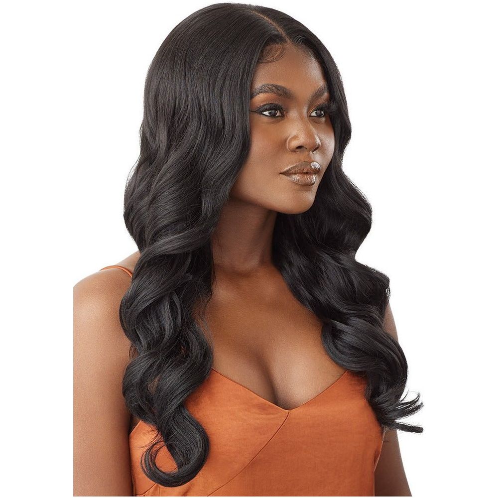 Outre 5x5 Lace Closure Wig Human Hair Blended Lace Closure Wig - Body Curl 24" - Beauty Exchange Beauty Supply