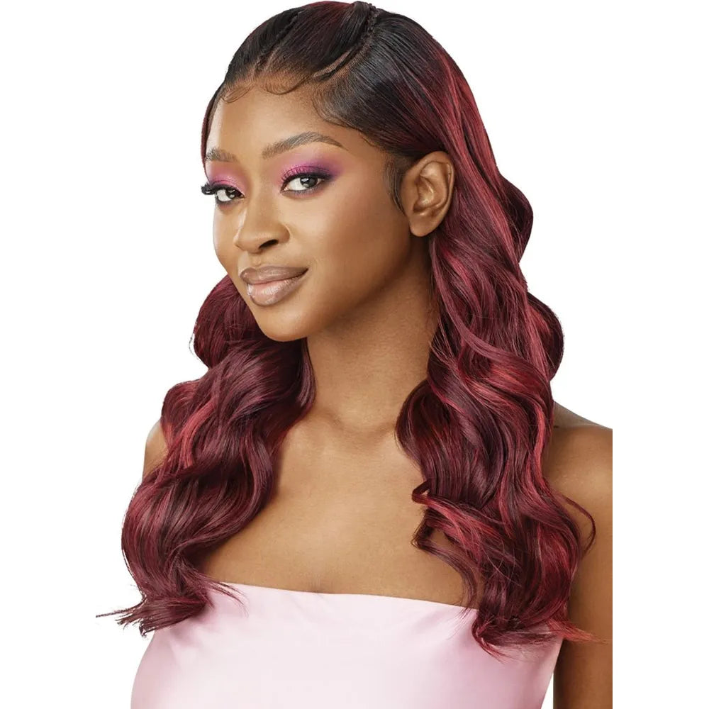 Outre Airtied 100% Fully Hand- Tied Human Hair Blend HD Lace Wig - Body Wave 22" - Beauty Exchange Beauty Supply