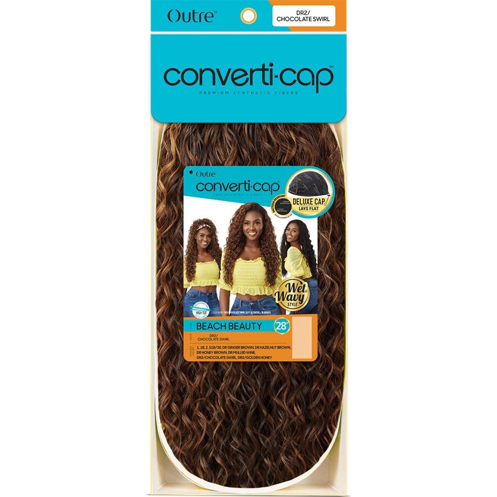 Outre Converti-Cap Synthetic Half Wig - Wet & Wavy Beach Beauty - Beauty Exchange Beauty Supply