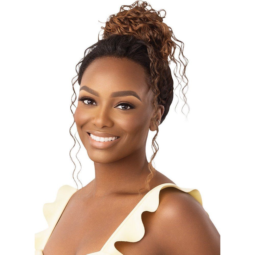 Outre Converti-Cap Synthetic Half Wig - Wet & Wavy Island Curls - Beauty Exchange Beauty Supply