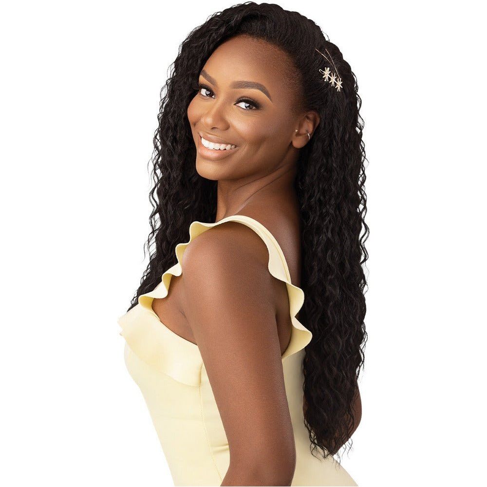 Outre Converti-Cap Synthetic Half Wig - Wet & Wavy Island Curls - Beauty Exchange Beauty Supply