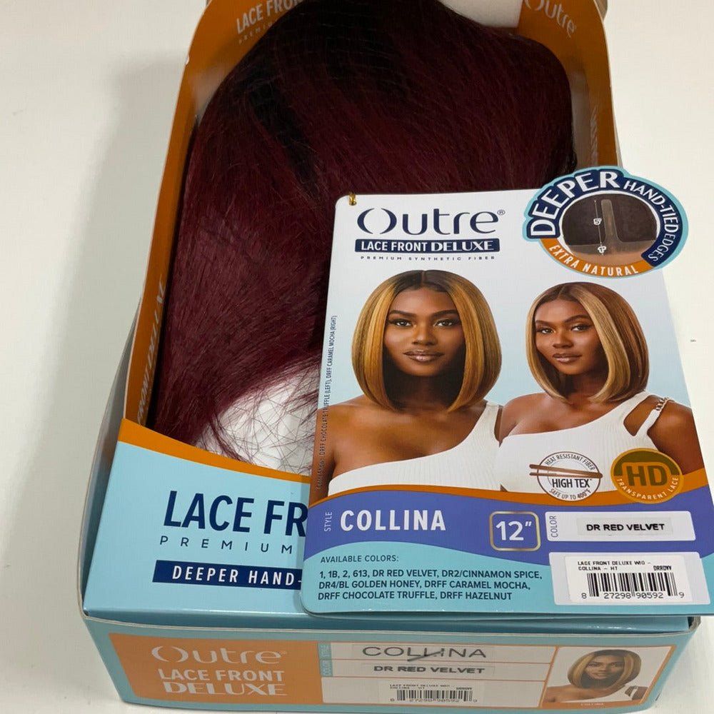 Outre Lace Front Deluxe Premium Synthetic HD Lace Front Wig - Collina 12" - Beauty Exchange Beauty Supply