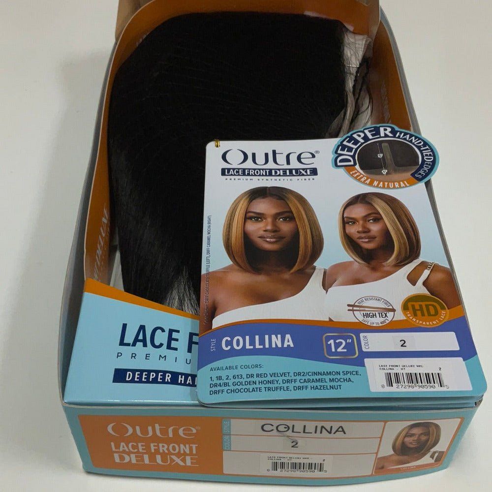 Outre Lace Front Deluxe Premium Synthetic HD Lace Front Wig - Collina 12" - Beauty Exchange Beauty Supply