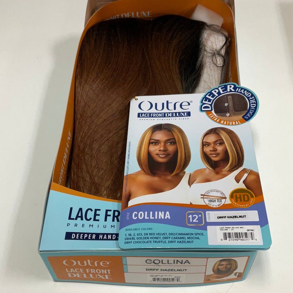 Outre Lace Front Deluxe Premium Synthetic HD Lace Front Wig - Collina 12" - Beauty Exchange Beauty Supply