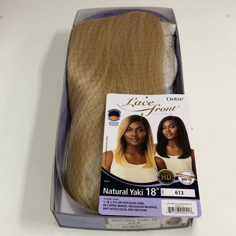 Outre Lace Front HD Synthetic Lace Front Wig - Natural Yaki 18" - Beauty Exchange Beauty Supply