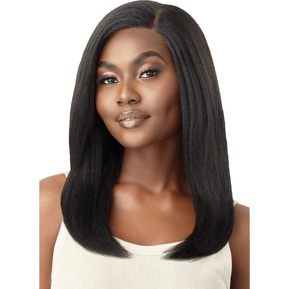 Outre Lace Front HD Synthetic Lace Front Wig - Natural Yaki 18" - Beauty Exchange Beauty Supply