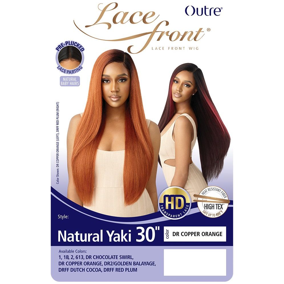 Outre Lace Front Synthetic Lace Wig - Natural Yaki 30" - Beauty Exchange Beauty Supply