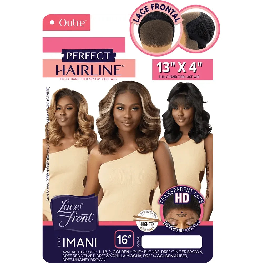 Outre Perfect Hairline 13x4 Synthetic HD Lace Front Wig - Imani - Beauty Exchange Beauty Supply