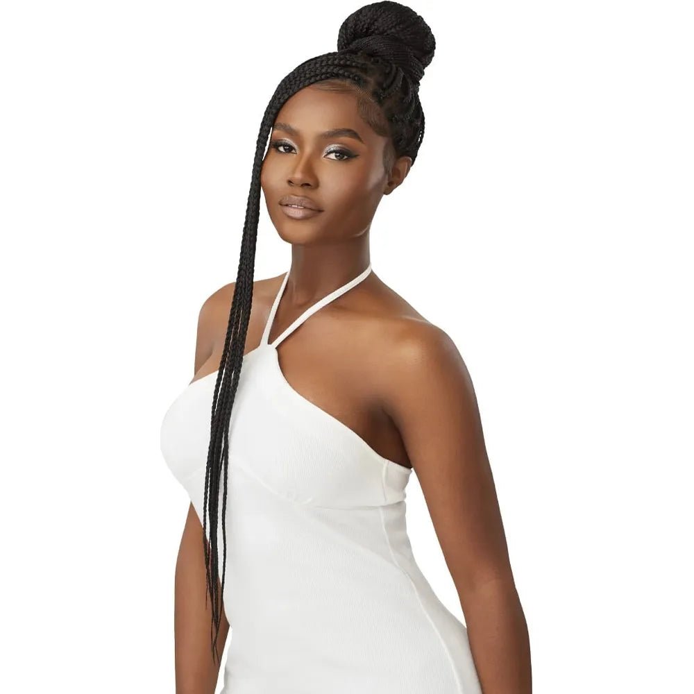 Outre Pre-Braided 100% Fully Hand-Tied Whole Lace Wig - Knotless Box Braids 36'' - Beauty Exchange Beauty Supply