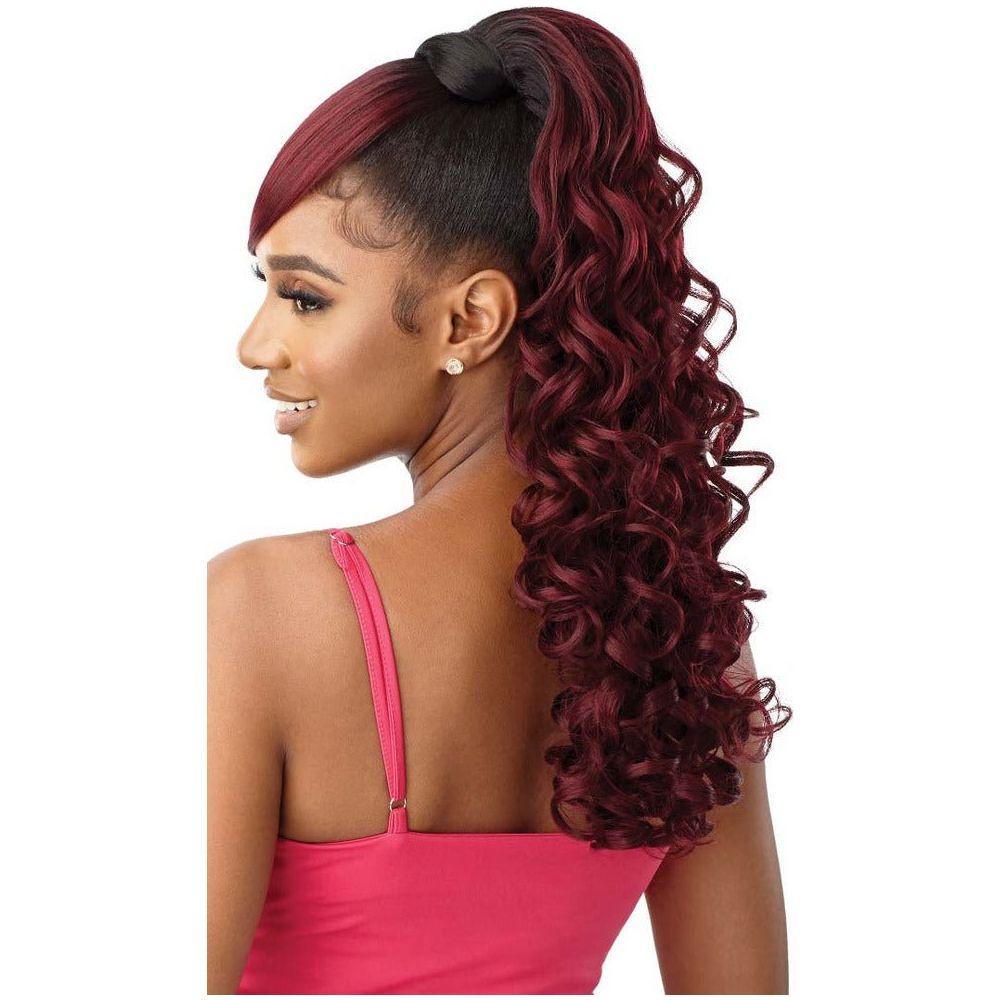 Outre Pretty Quick Bang x Pony Synthetic Ponytail - Saraid - Beauty Exchange Beauty Supply