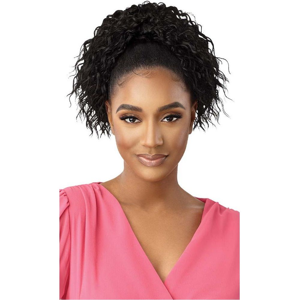 Outre Pretty Quick Synthetic Drawstring Ponytail - Deep Twist Curl 12" - Beauty Exchange Beauty Supply