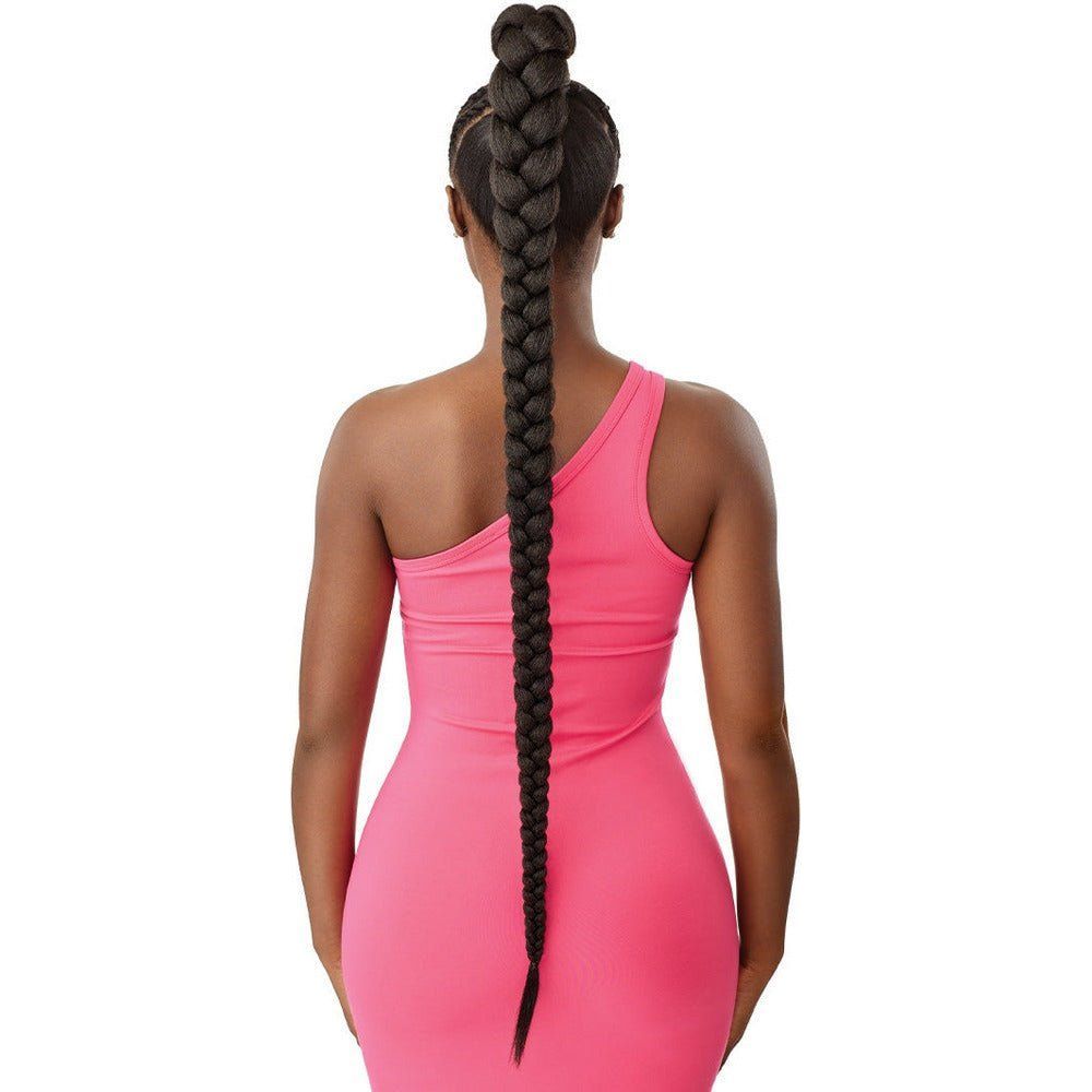 Outre Pretty Quick Wrap Pony Synthetic Ponytail - Natural Braided Ponytail 42" - Beauty Exchange Beauty Supply