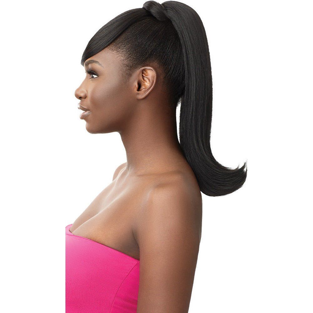 Outre Quick Pony Bang X Pony Synthetic Drawstring Ponytail - Novelia - Beauty Exchange Beauty Supply