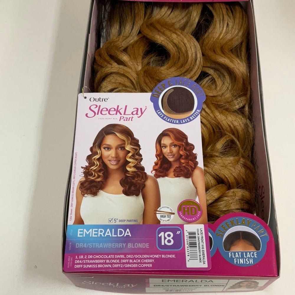 Outre Sleeklay Part Deep C Part Synthetic Lace Front Wig - Emeralda - Beauty Exchange Beauty Supply