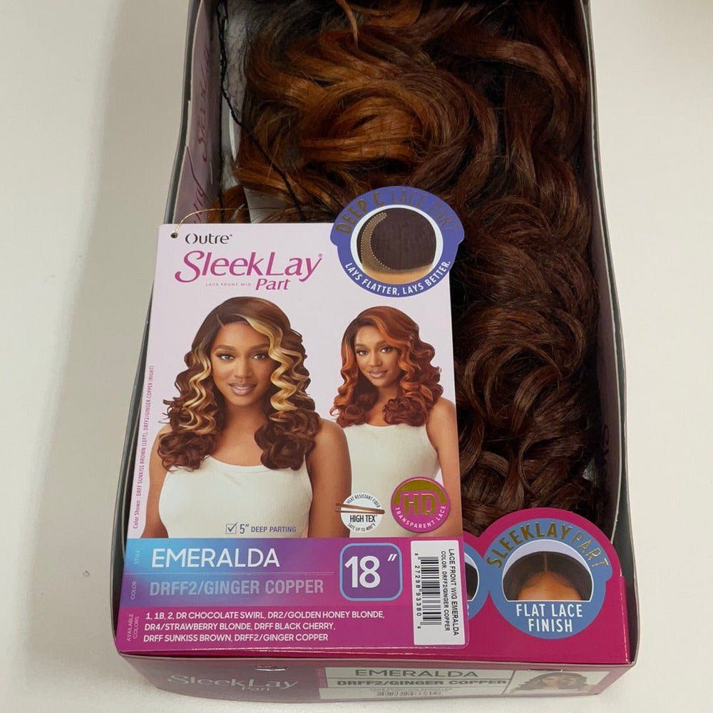 Outre Sleeklay Part Deep C Part Synthetic Lace Front Wig - Emeralda - Beauty Exchange Beauty Supply