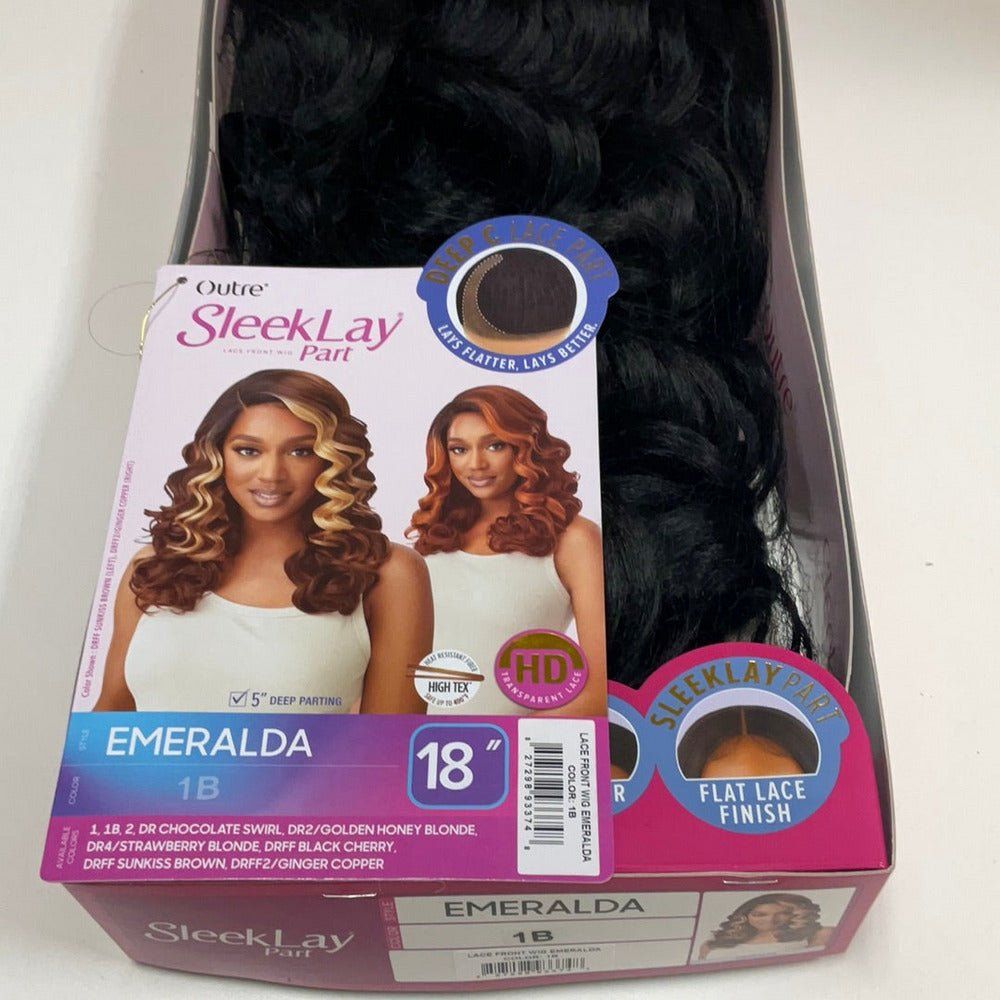 Outre Sleeklay Part Deep C Part Synthetic Lace Front Wig - Emeralda - Beauty Exchange Beauty Supply