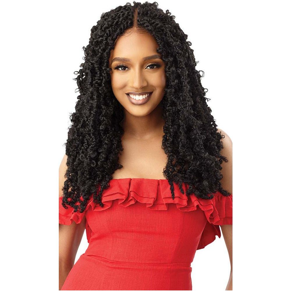 Outre X-Pression Twisted Up 4x4 Synthetic Lace Front Wig - Butterfly Bomb Twist 24" - Beauty Exchange Beauty Supply