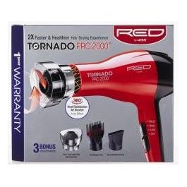 Red by Kiss Tornado Pro 2000 Blowdryer - Beauty Exchange Beauty Supply