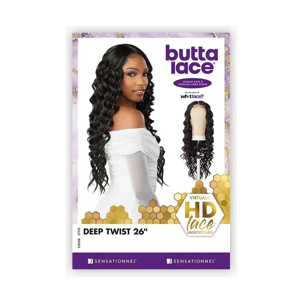 Sensationnel Butta Lace Human Hair Blend HD Lace Front Wig - Deep Twist - Beauty Exchange Beauty Supply