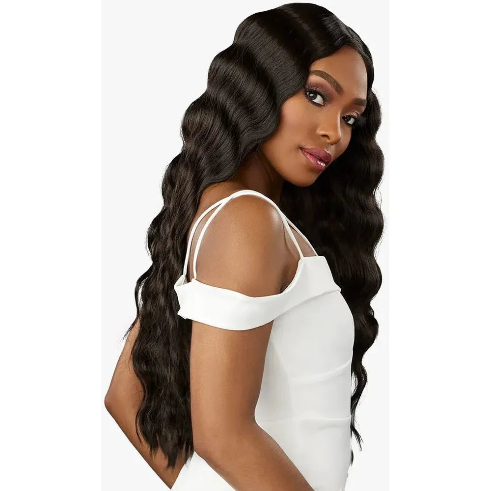 Sensationnel Butta Lace Human Hair Blend HD Lace Front Wig - Loose Crimp 28" - Beauty Exchange Beauty Supply