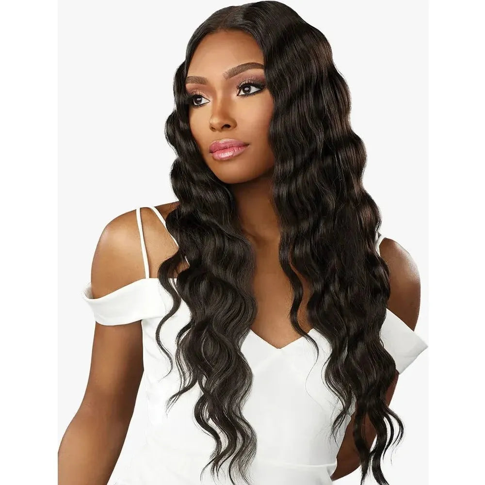 Sensationnel Butta Lace Human Hair Blend HD Lace Front Wig - Loose Crimp 28" - Beauty Exchange Beauty Supply