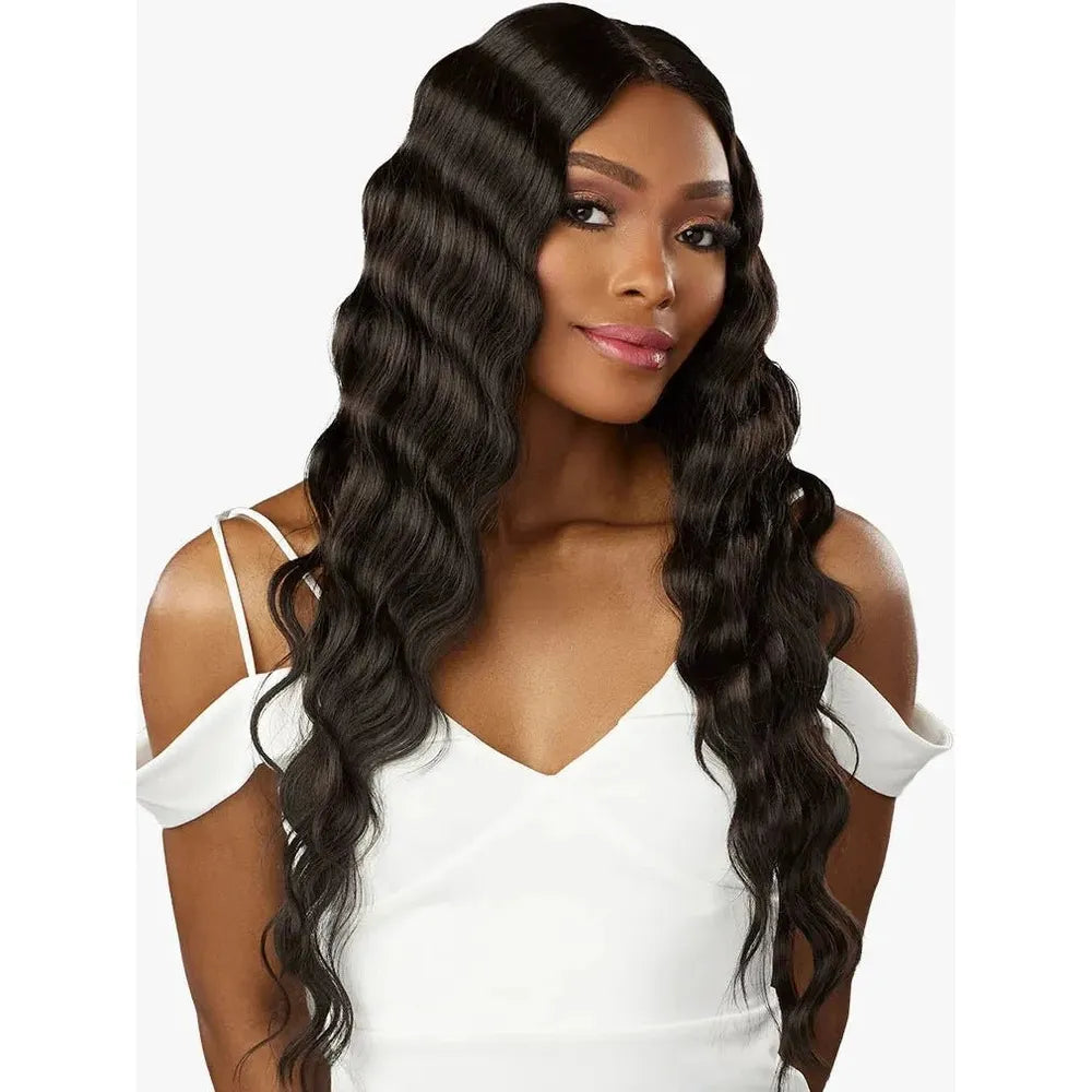 Sensationnel Butta Lace Human Hair Blend HD Lace Front Wig - Loose Crimp 28" - Beauty Exchange Beauty Supply