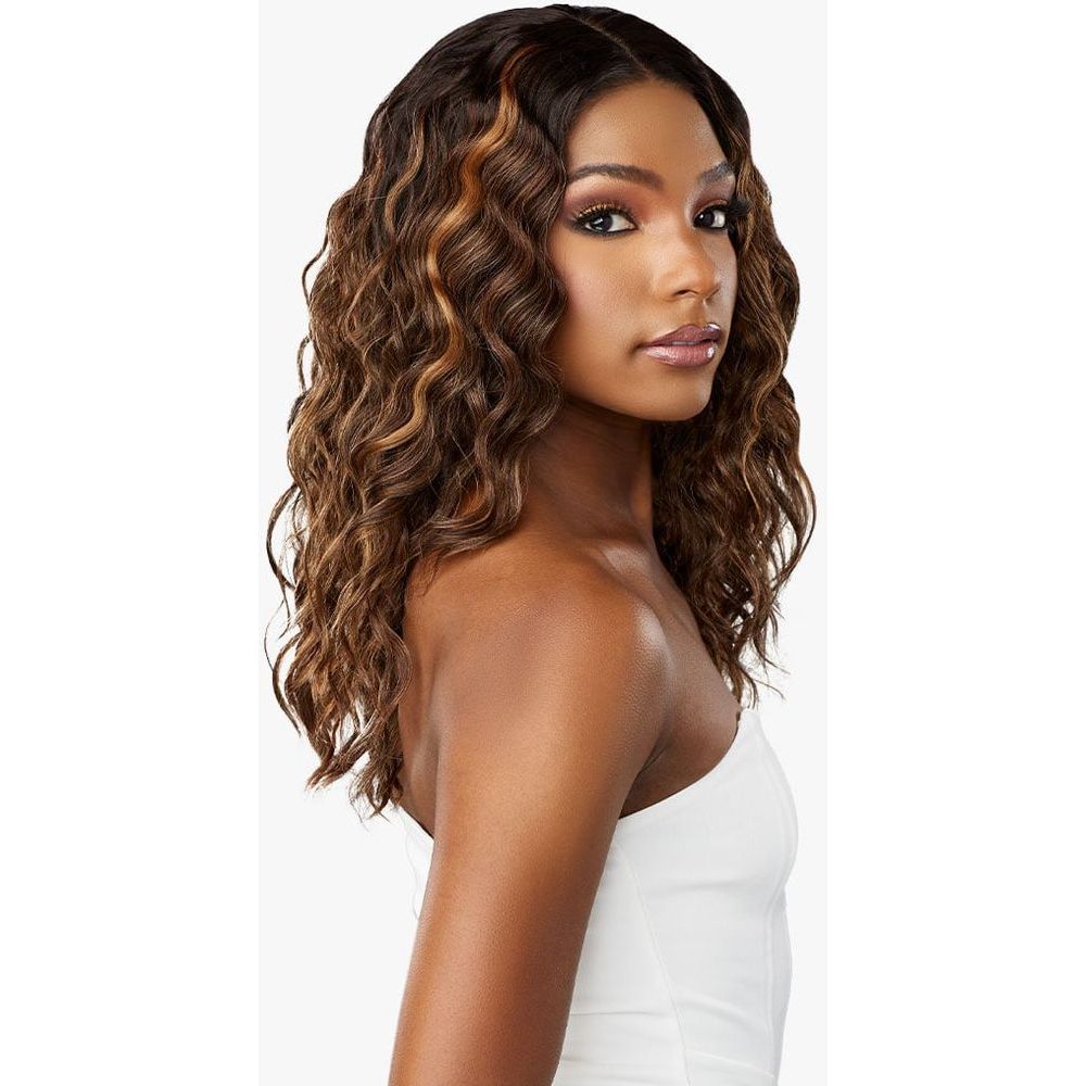 Sensationnel Butta Lace Human Hair Blend HD Lace Front Wig - Loose Curly 18" - Beauty Exchange Beauty Supply