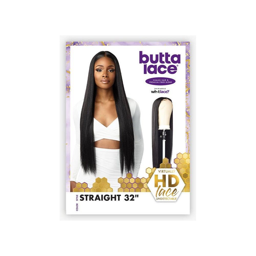 Sensationnel Butta Lace Human Hair Blend Lace Front Wig - Straight 32" - Beauty Exchange Beauty Supply