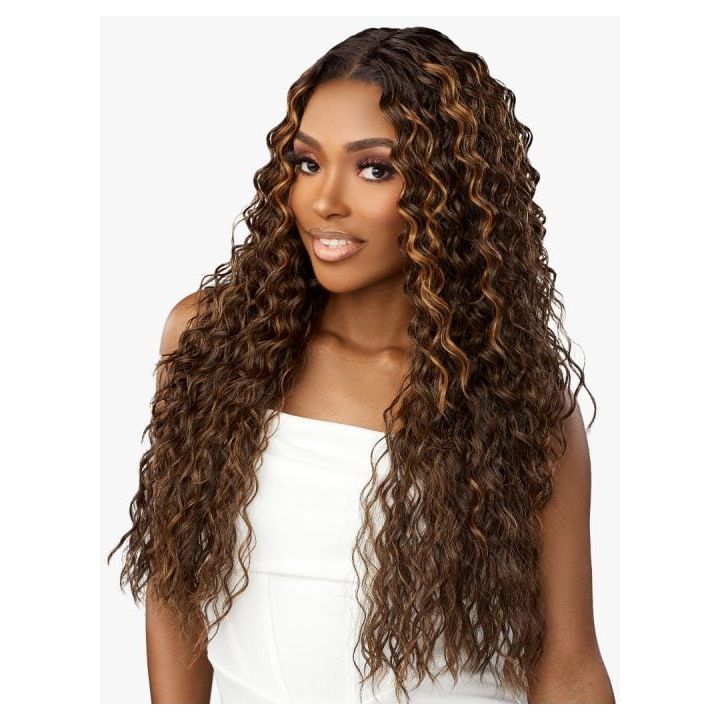 Sensationnel Butta Lace Human Hair Blend Lace Front Wig - WATER DEEP 28" - Beauty Exchange Beauty Supply