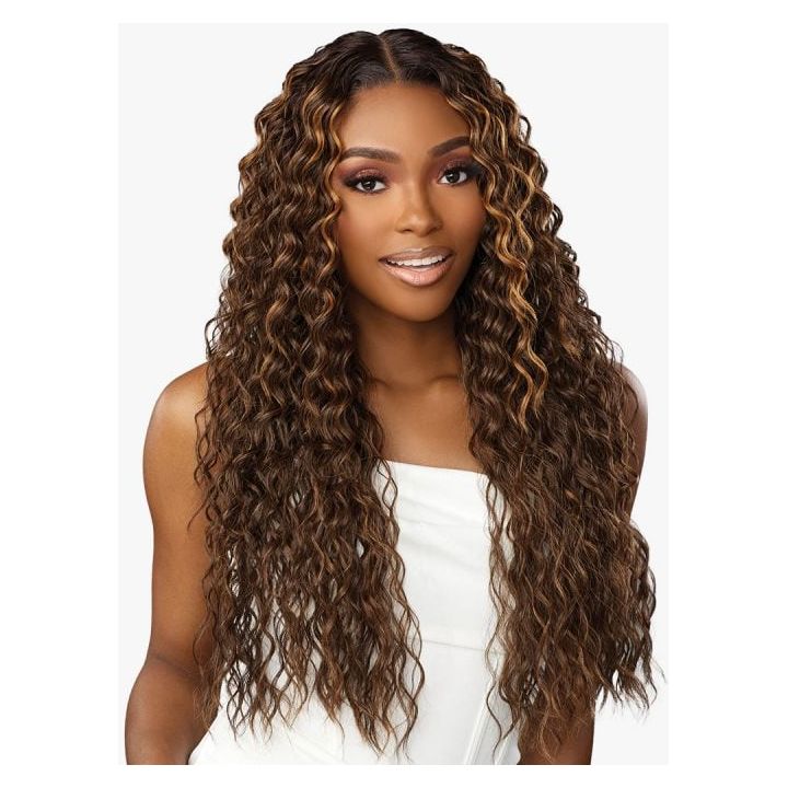 Sensationnel Butta Lace Human Hair Blend Lace Front Wig - WATER DEEP 28" - Beauty Exchange Beauty Supply