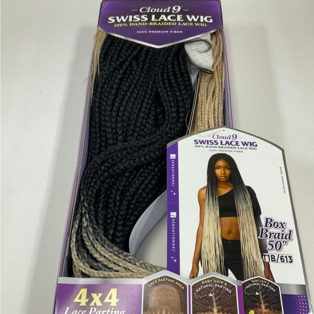 Sensationnel Cloud 9 4x4 Braided Lace Wig - 4x4 Box Braid 50" - Beauty Exchange Beauty Supply