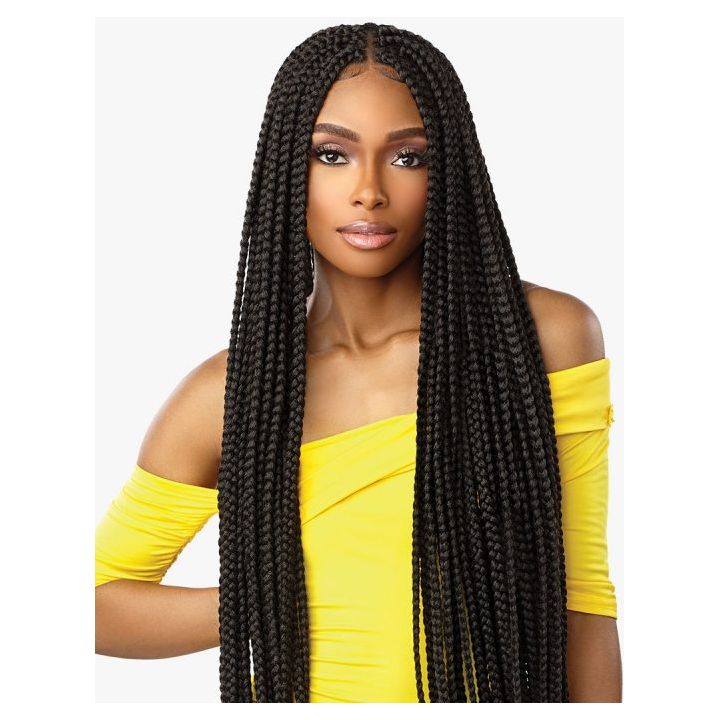 Sensationnel Cloud 9 4x4 Braided Lace Wigs- BOX BRAID X-LARGE 50" - Beauty Exchange Beauty Supply