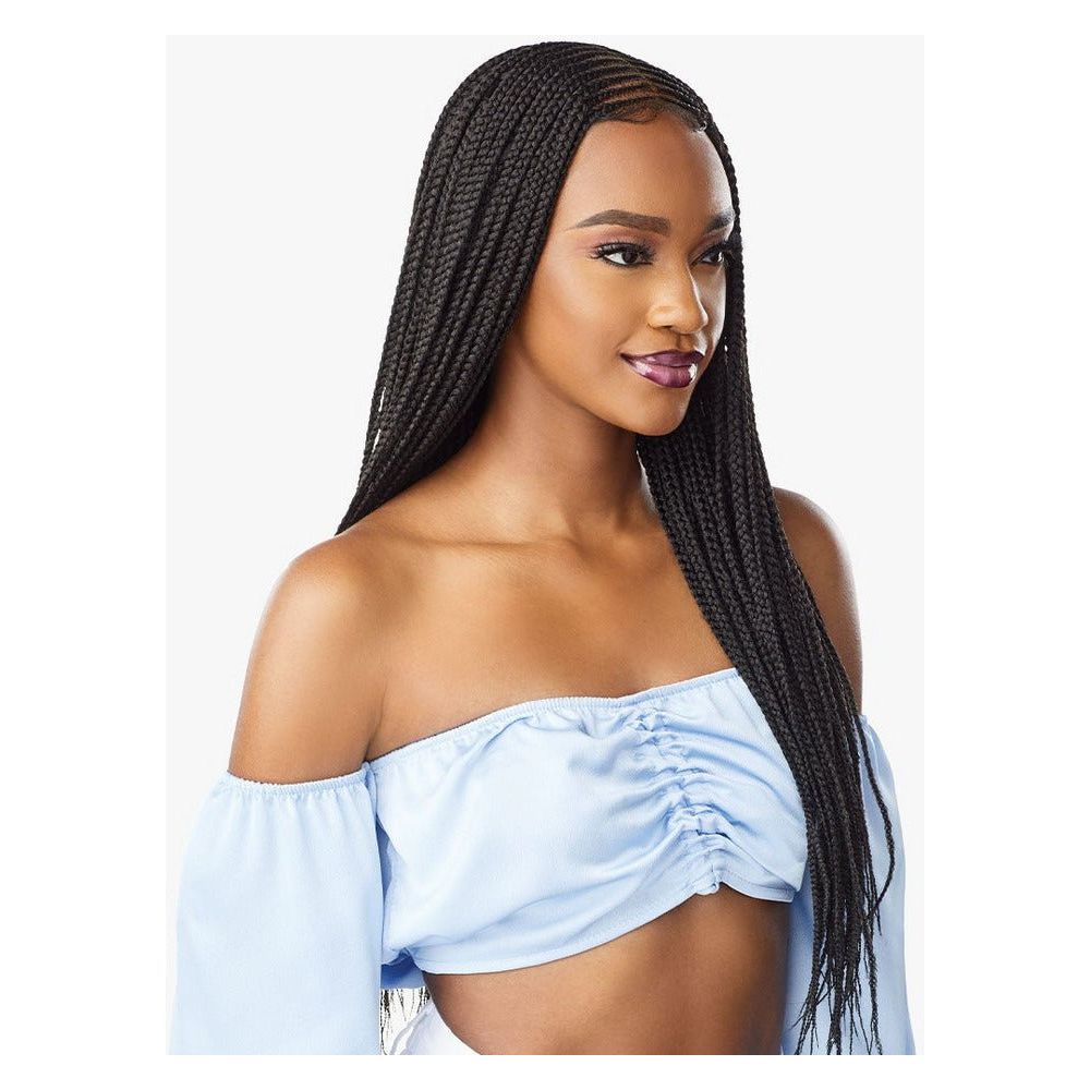 Sensationnel Cloud 9 4x5 Braid HD Lace Wig - Center Part Feed In 28" - Beauty Exchange Beauty Supply