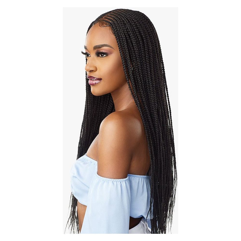 Sensationnel Cloud 9 4x5 Braid HD Lace Wig - Center Part Feed In 28" - Beauty Exchange Beauty Supply