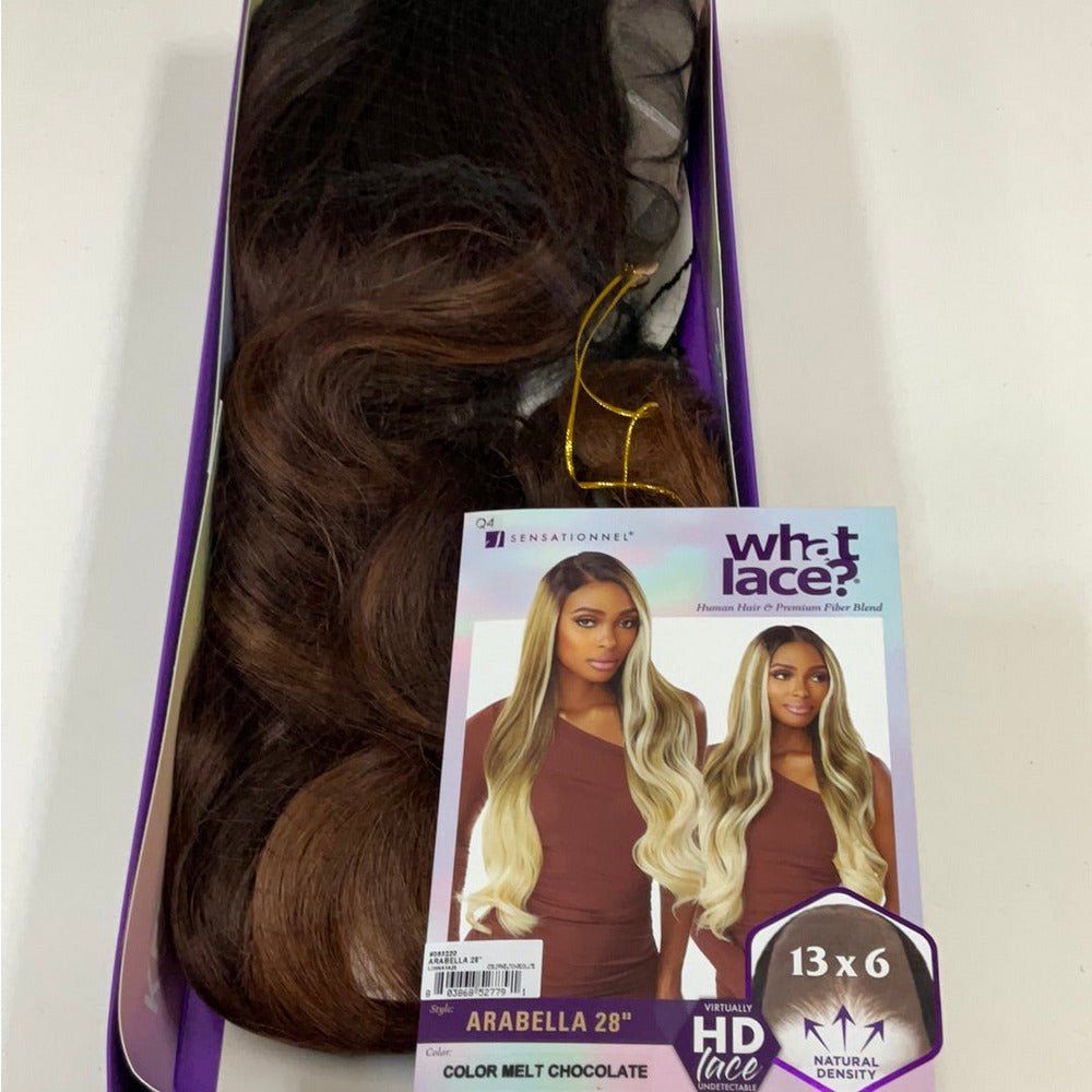 Sensationnel Cloud 9 What Lace? HD Human Hair Blend Lace Front Wig - Arabella 28" - Beauty Exchange Beauty Supply