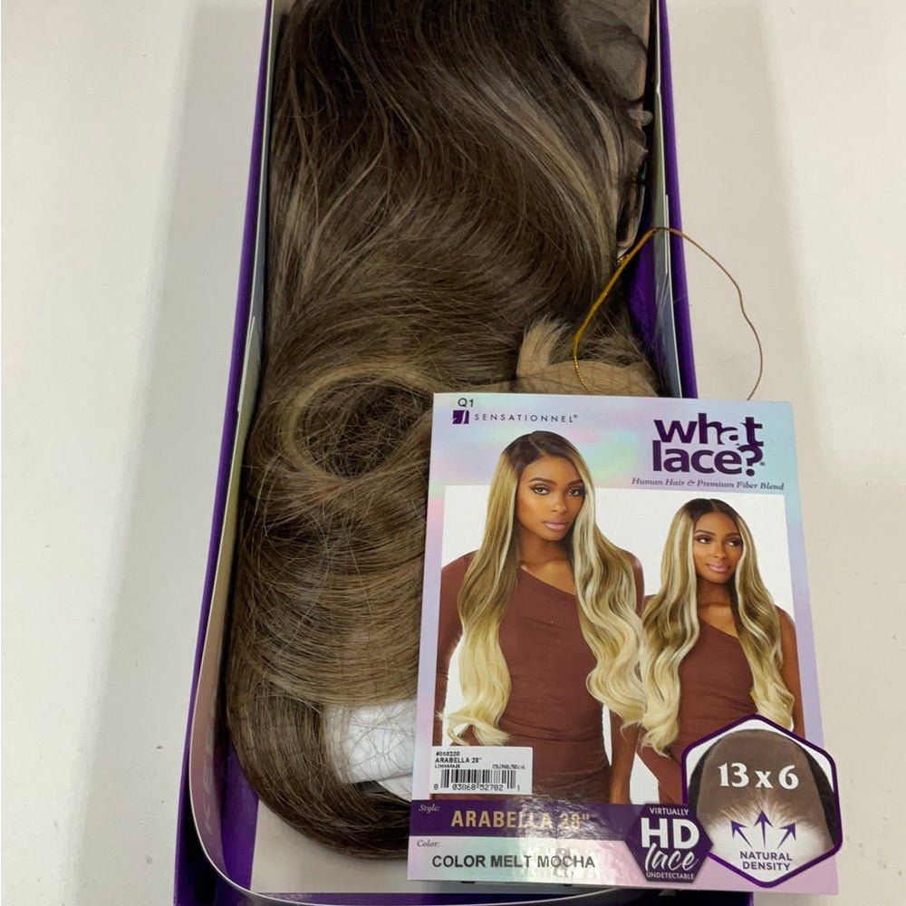 Sensationnel Cloud 9 What Lace? HD Human Hair Blend Lace Front Wig - Arabella 28" - Beauty Exchange Beauty Supply