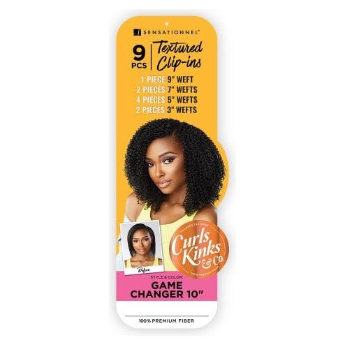 Sensationnel Curls Kinks & Co Synthetic Clip Ins - Game Changer 10" - Beauty Exchange Beauty Supply