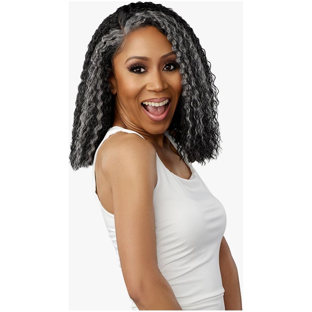 Sensationnel Dashly Salt & Pepper HD Synthetic Lace Front Wig - Unit 4 - Beauty Exchange Beauty Supply