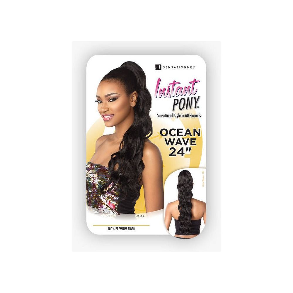 Sensationnel Instant Pony Synthetic Drawstring Ponytail - Ocean Wave - Beauty Exchange Beauty Supply