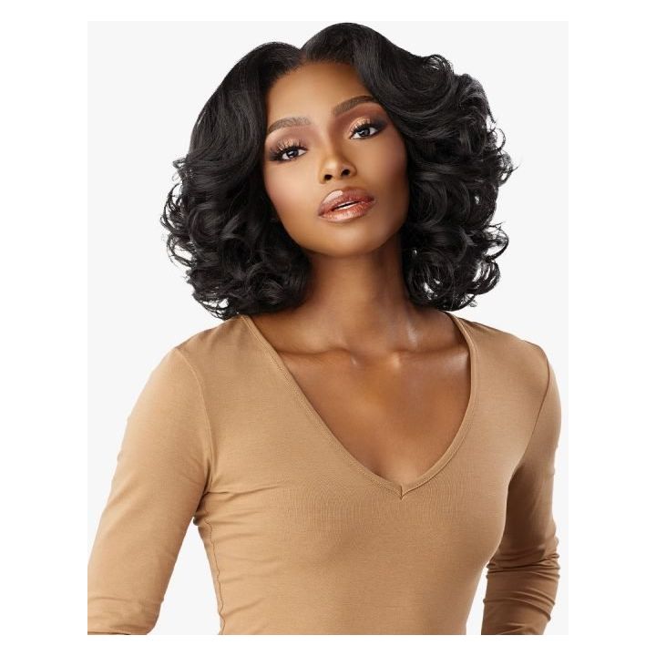 Sensationnel Kinky Edge 13X6 Lace Wig - KINKY BODY WAVE 14" - Beauty Exchange Beauty Supply