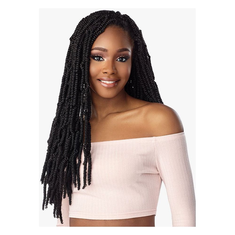 Sensationnel Lulutress Pre-Fluffed Crochet Braid - 3X Afro Twist 24" - Beauty Exchange Beauty Supply