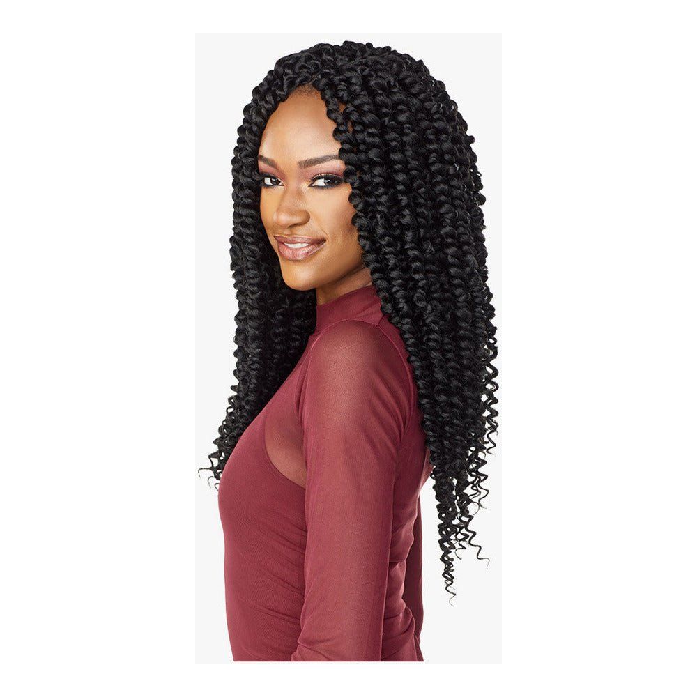 Sensationnel Lulutress Pre-Looped Crochet Braid 2x Chunky Passion Twist 18" - Beauty Exchange Beauty Supply