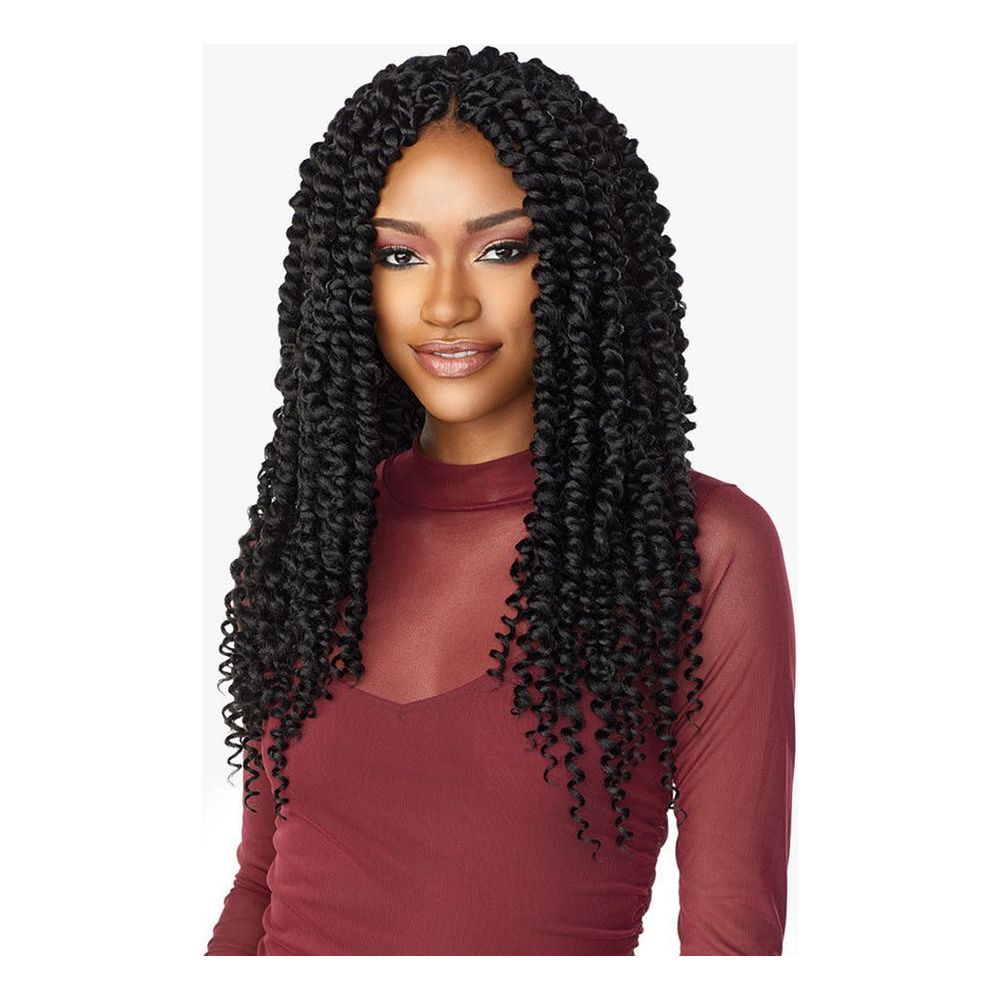 Sensationnel Lulutress Pre-Looped Crochet Braid 2x Chunky Passion Twist 18" - Beauty Exchange Beauty Supply