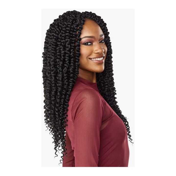 Sensationnel Lulutress Pre-Looped Crochet Braid 2x Chunky Passion Twist 18" - Beauty Exchange Beauty Supply