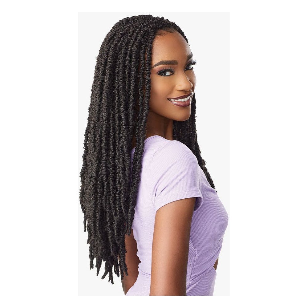 Sensationnel Lulutress Pre-Looped Crochet Braid 2x Skinny Butterfly Locs 18" - Beauty Exchange Beauty Supply