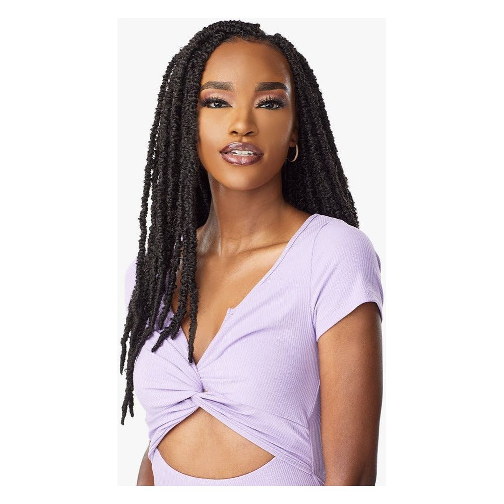 Sensationnel Lulutress Pre-Looped Crochet Braid 2x Skinny Butterfly Locs 18" - Beauty Exchange Beauty Supply