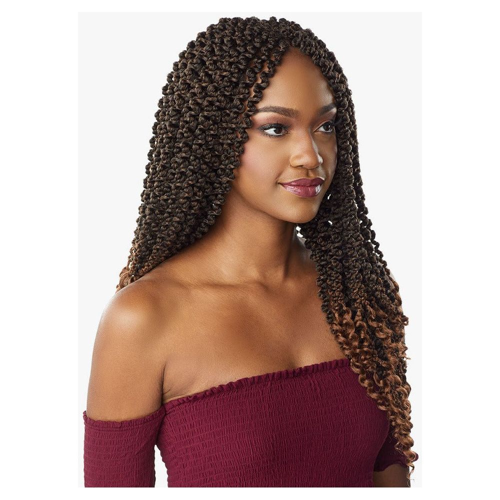 Sensationnel Lulutress Pre-Looped Crochet Braid 3X 3D Passion Twist 18" - Beauty Exchange Beauty Supply