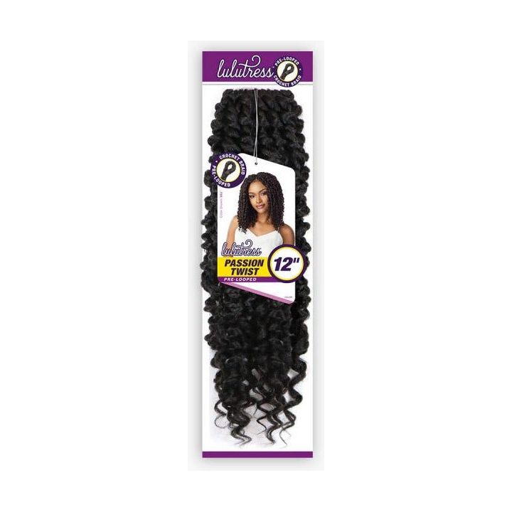 Sensationnel Lulutress Pre-Looped Crochet Braid - Passion Twist 12" - Beauty Exchange Beauty Supply