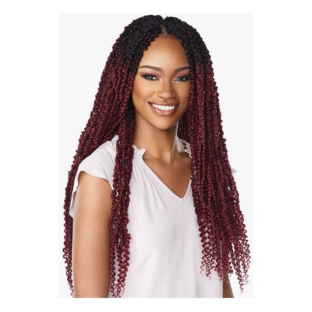 Sensationnel Lulutress Pre-Looped Crochet Braid Skinny 2x Passion Twist 24" - Beauty Exchange Beauty Supply